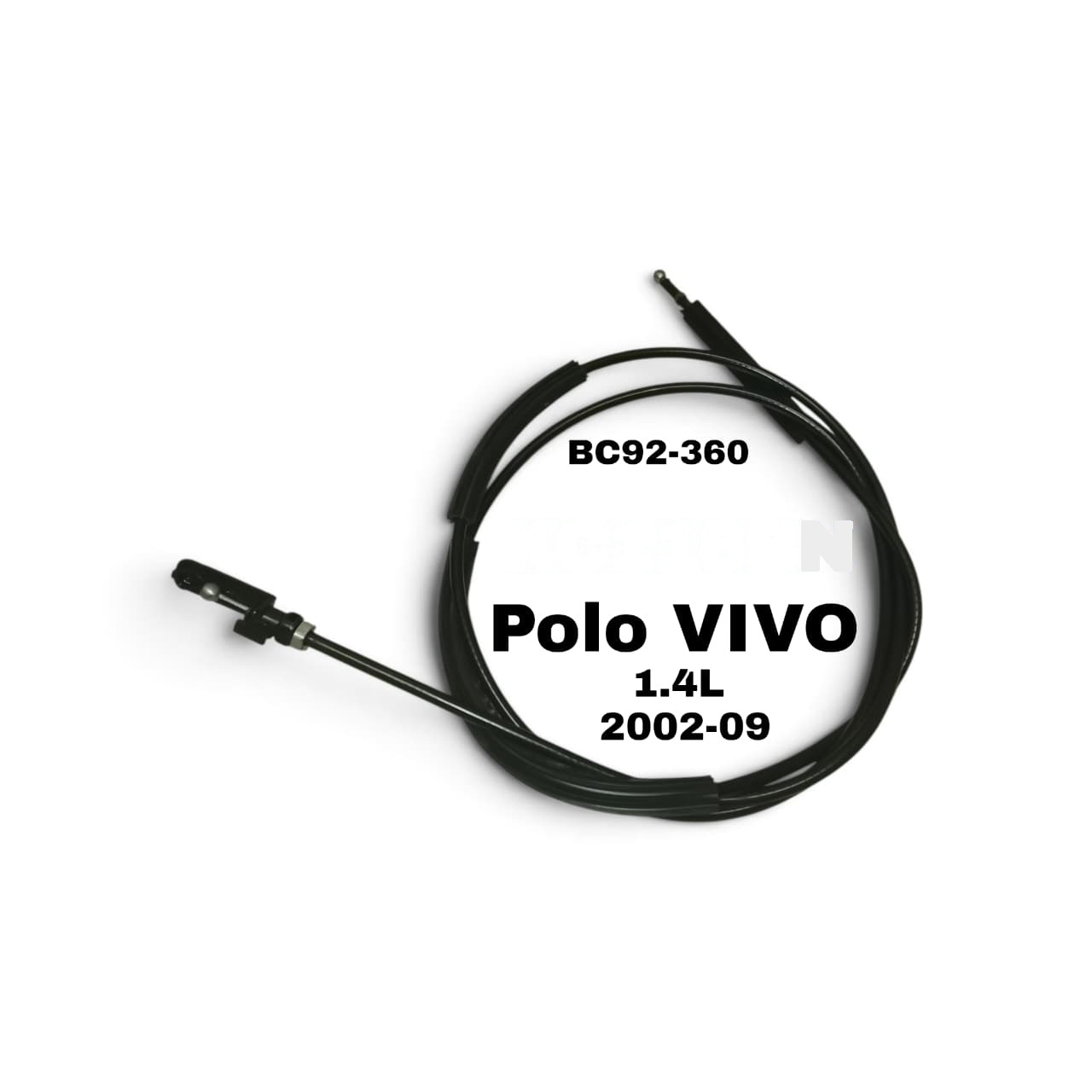 Bonnet Cable – Polo Vivo 1.4L Sedan / Hatch (2002–2009)